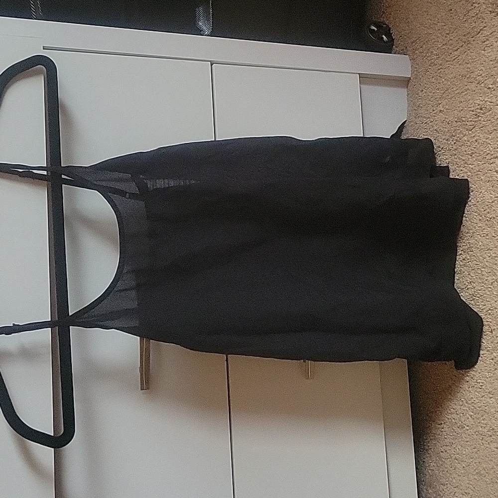 Sheer Converse tank top